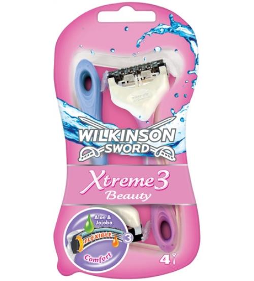Wilkinson Sword 70007120 Women Xtreme 3 Beauty Disposable Razor 4S